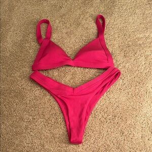Vibrant Pink Bikini Set